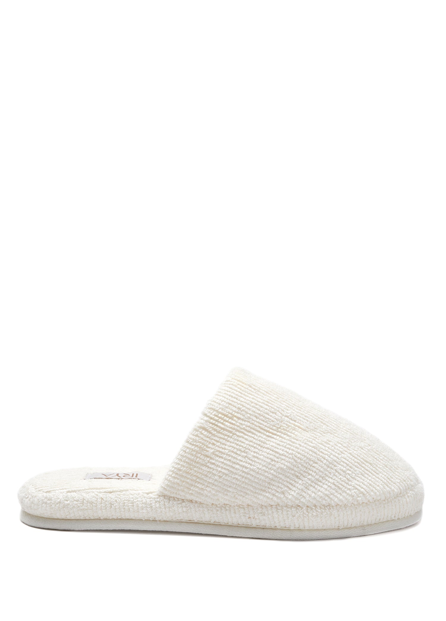 Solena %100 Pamuk Unisex Havlu Terlik Ekru