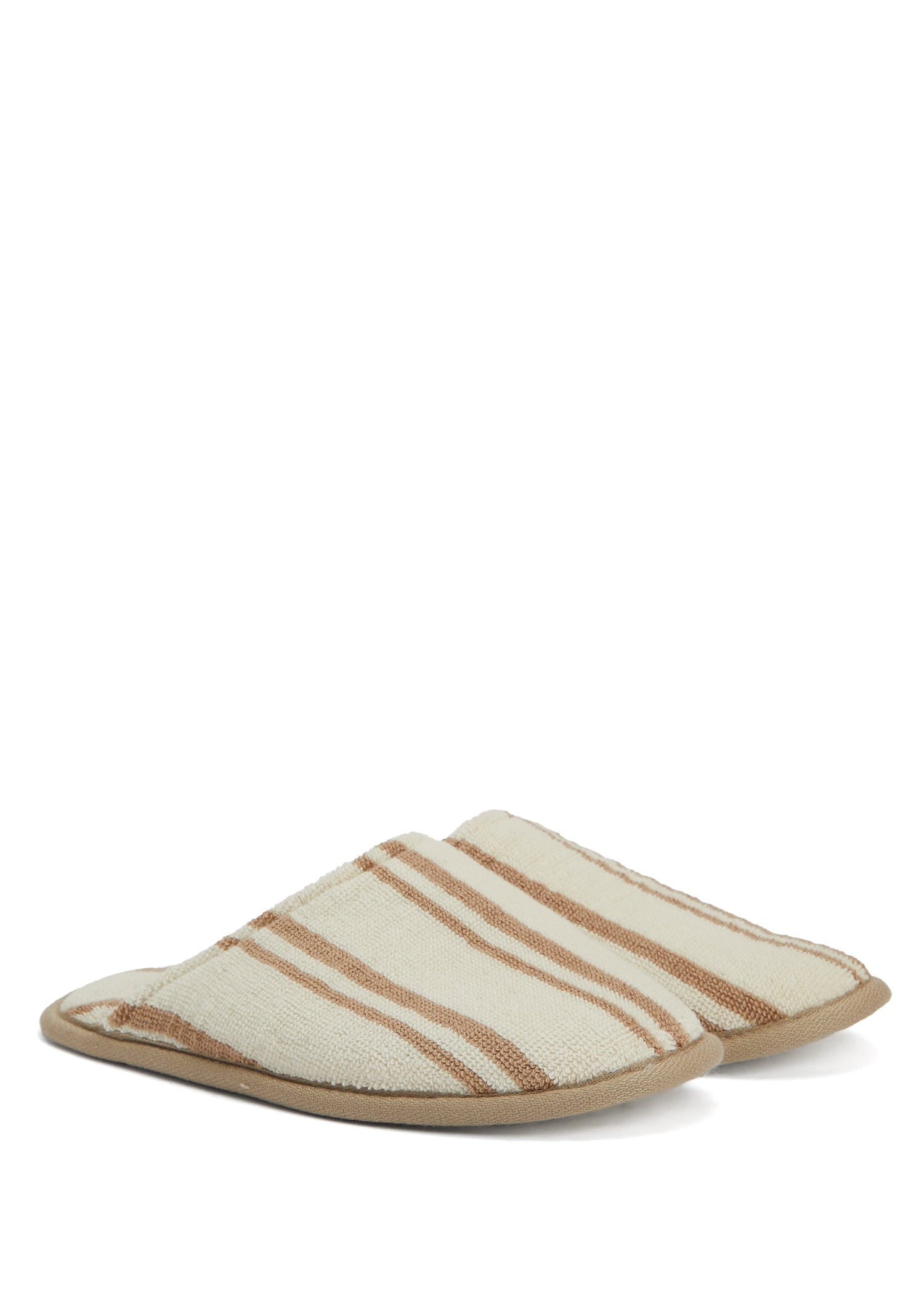 In Lines İpliği Boyalı Unisex Terlik Mocha