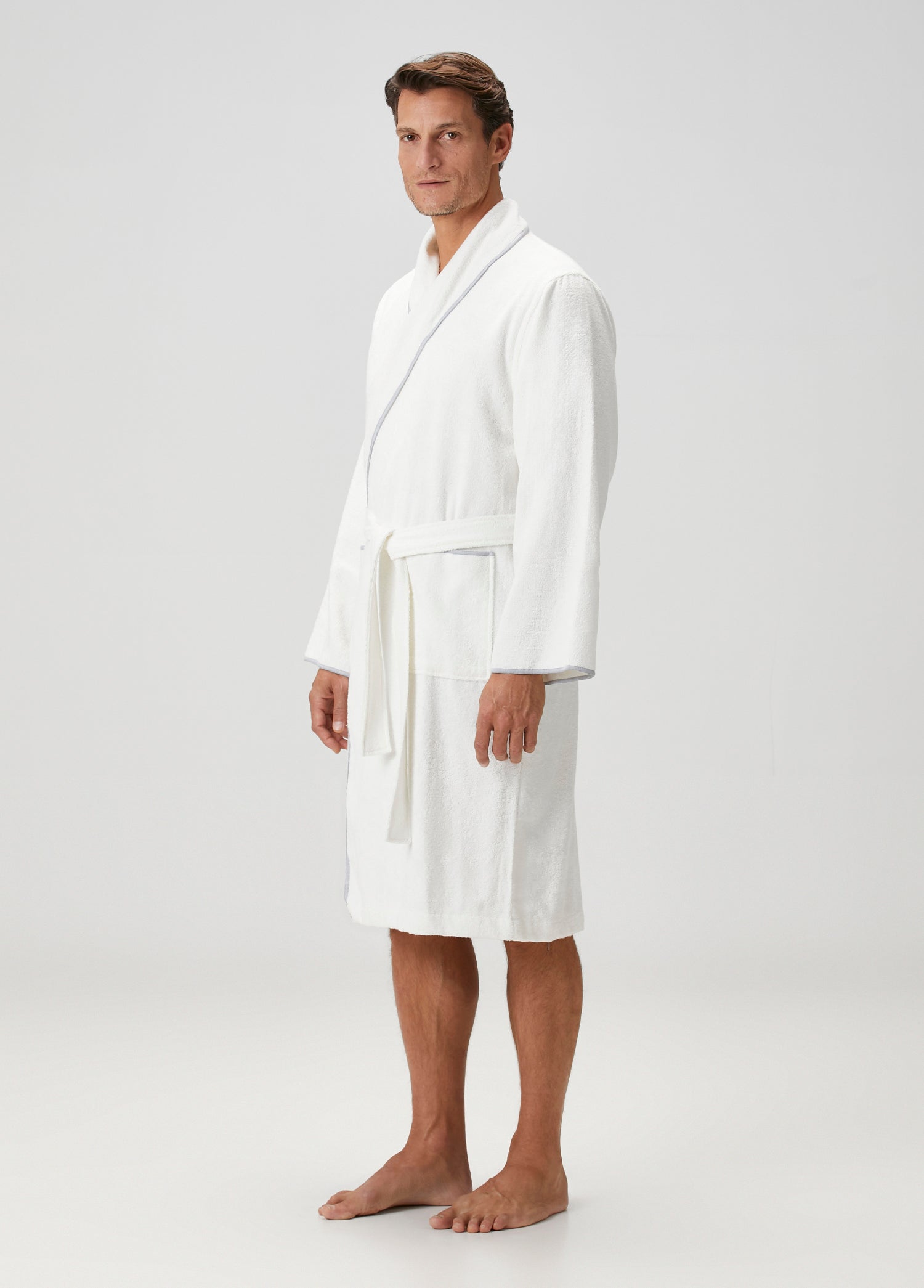 Dolce Bambu Erkek Bornoz Mavi