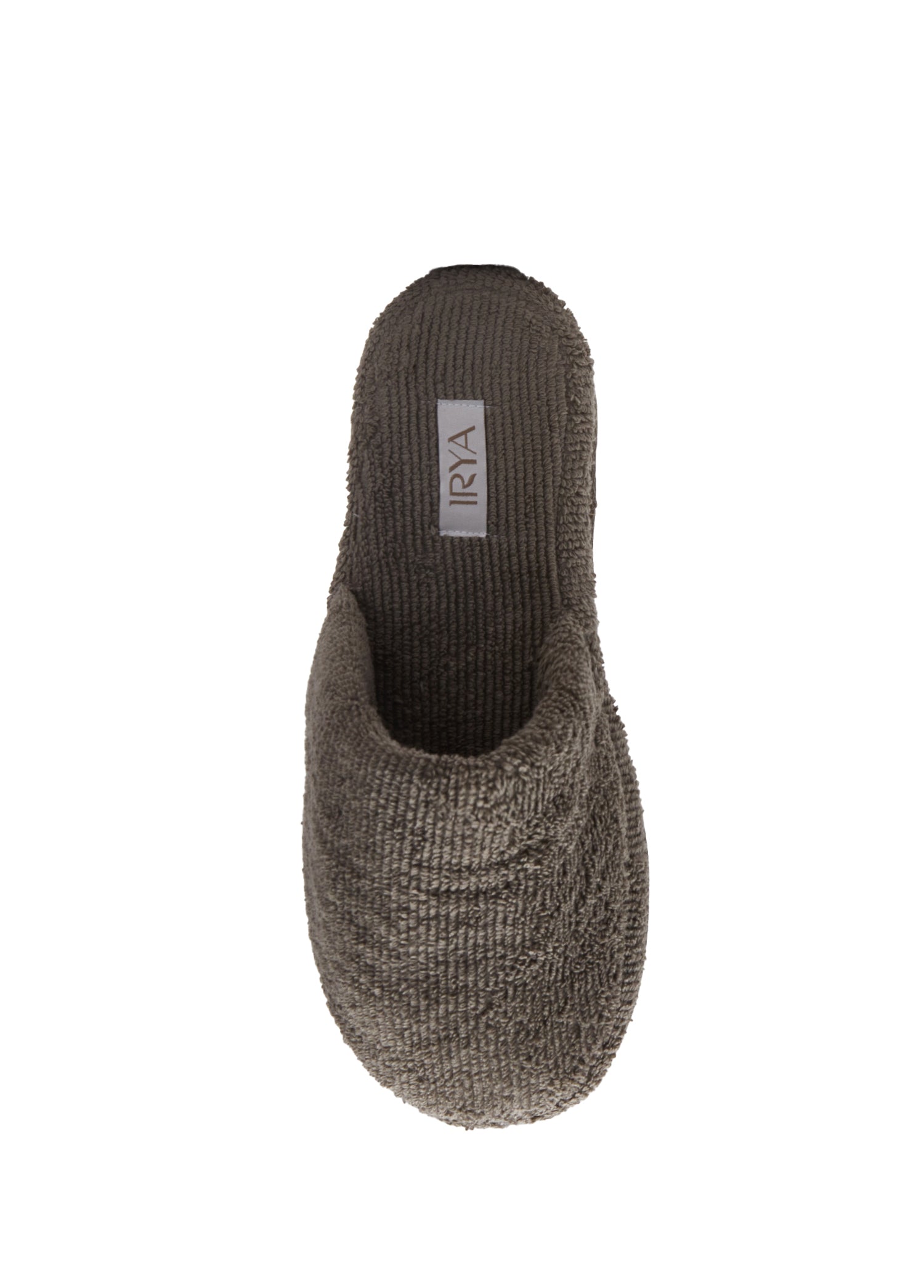 Solena Unisex Kalın Tabanlı Havlu Terlik Gri