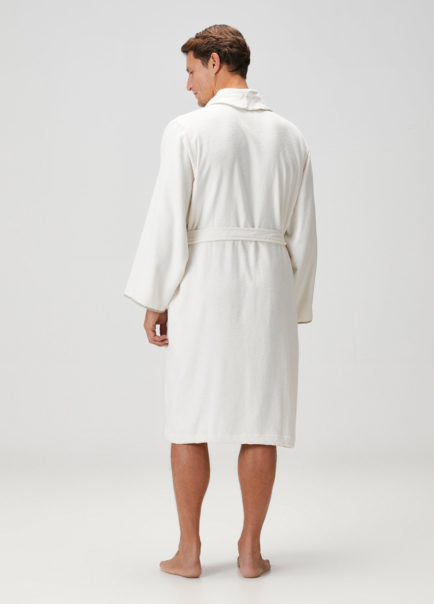 Dolce Bambu Erkek Bornoz Bej