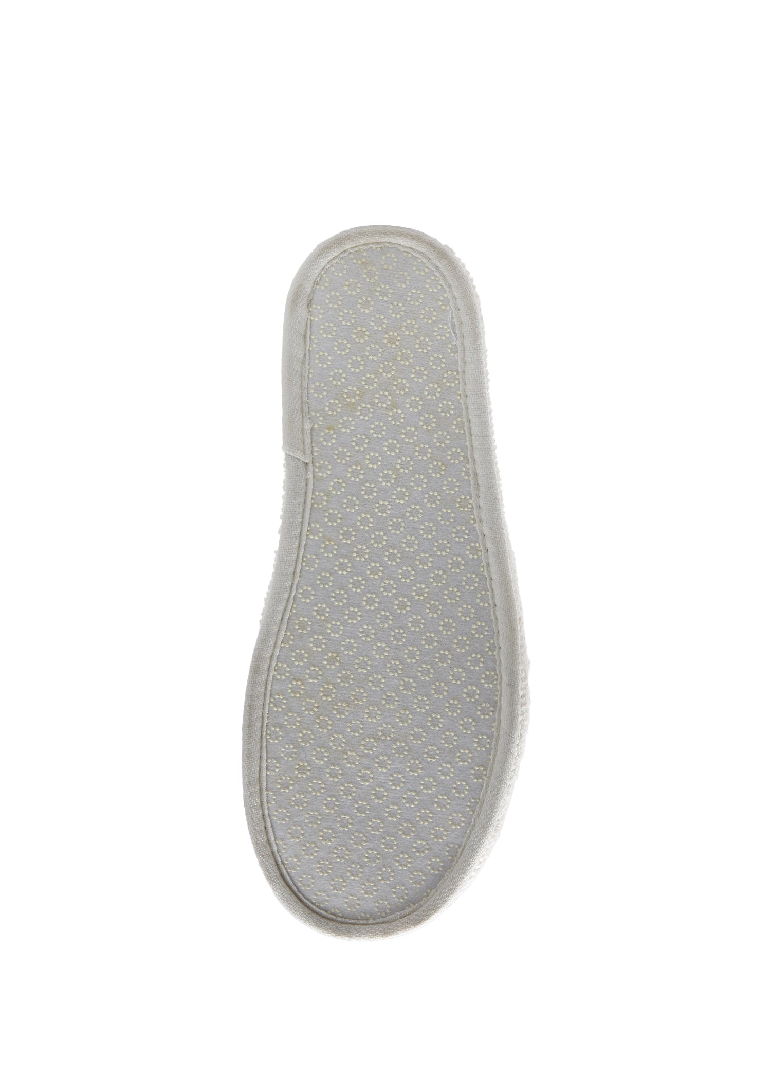 Solena %100 Pamuk Unisex Havlu Terlik Ekru