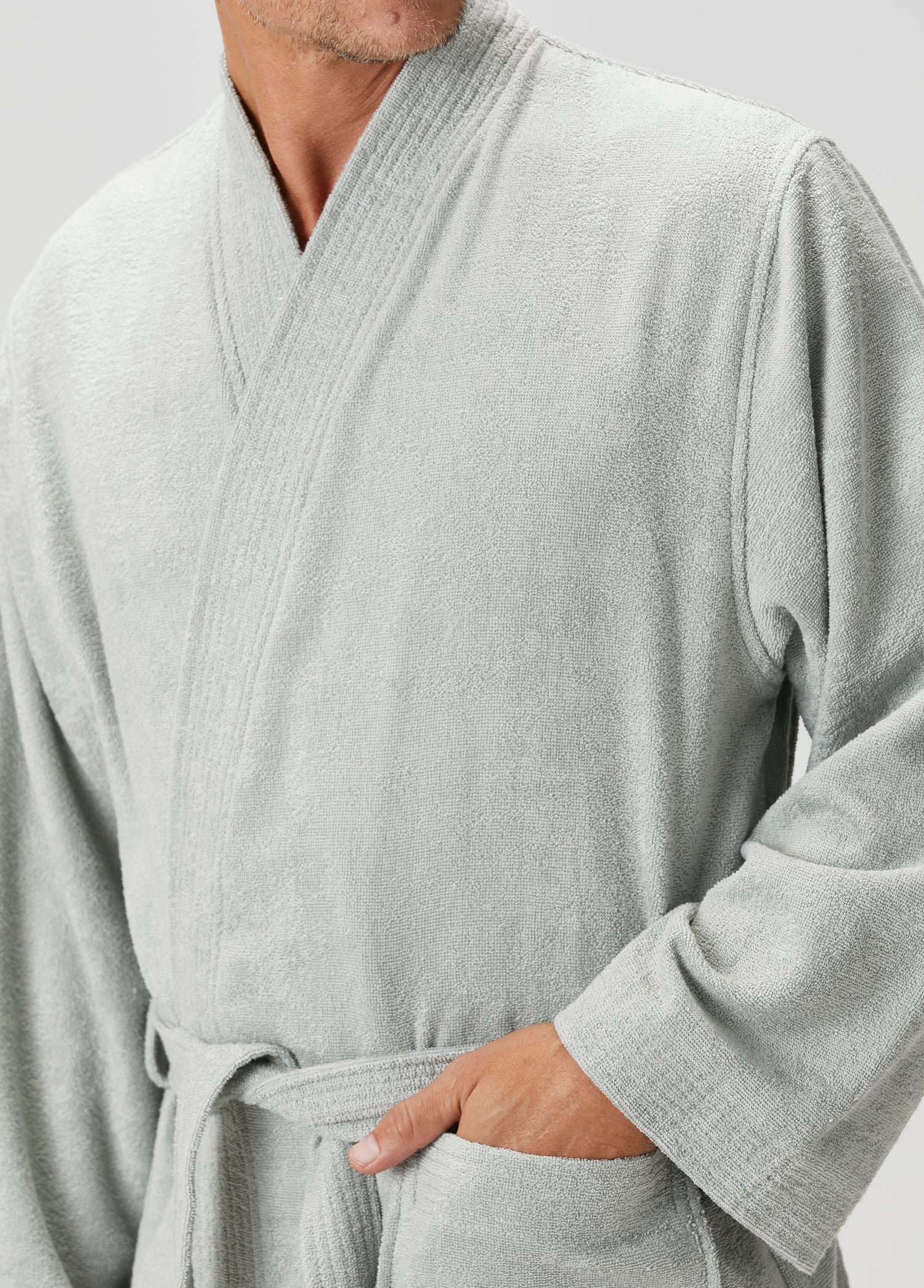 Verona Bambu Erkek Bornoz Adaçayı