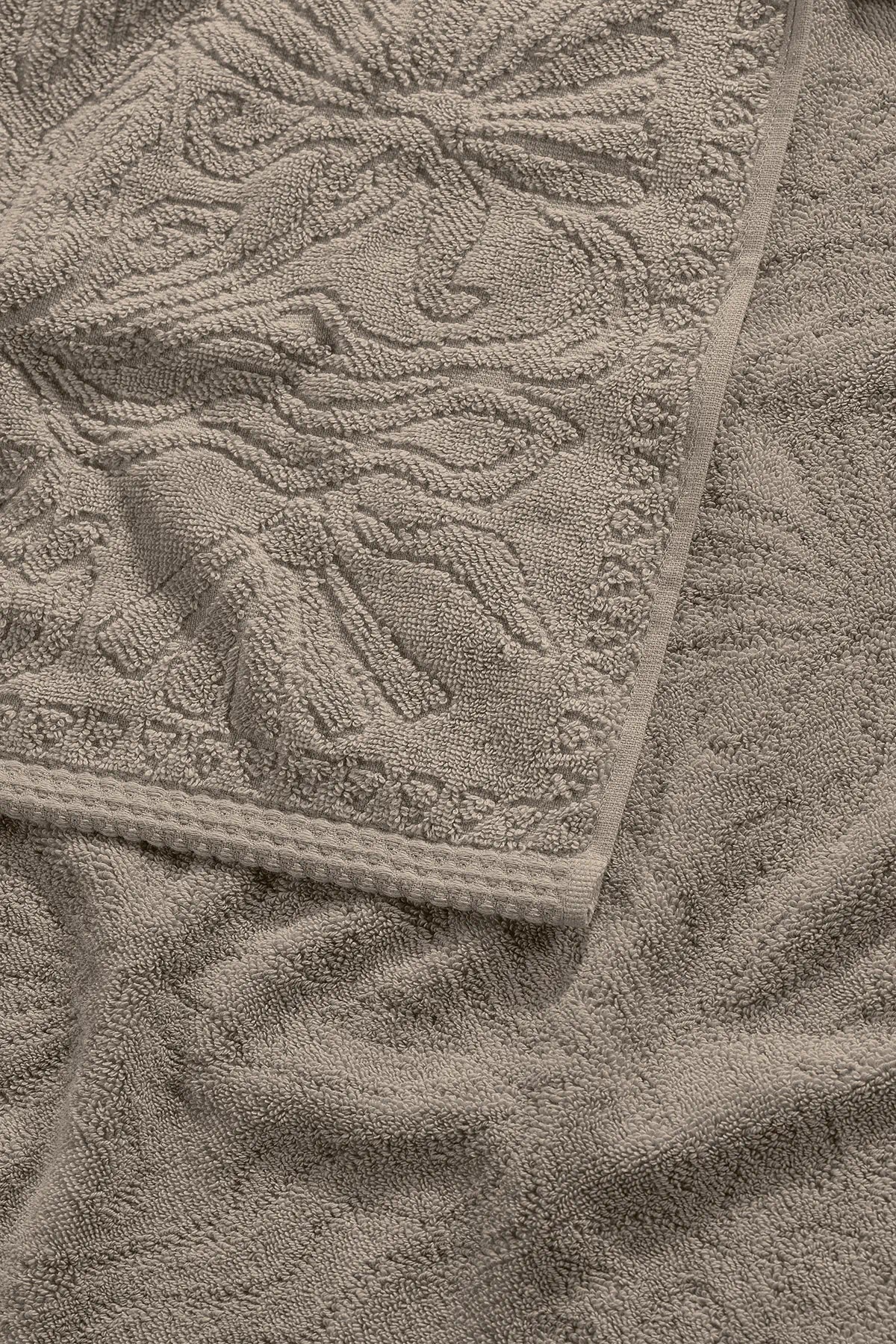 Liana 100% Cotton Towel Earth Brown 50x90 cm