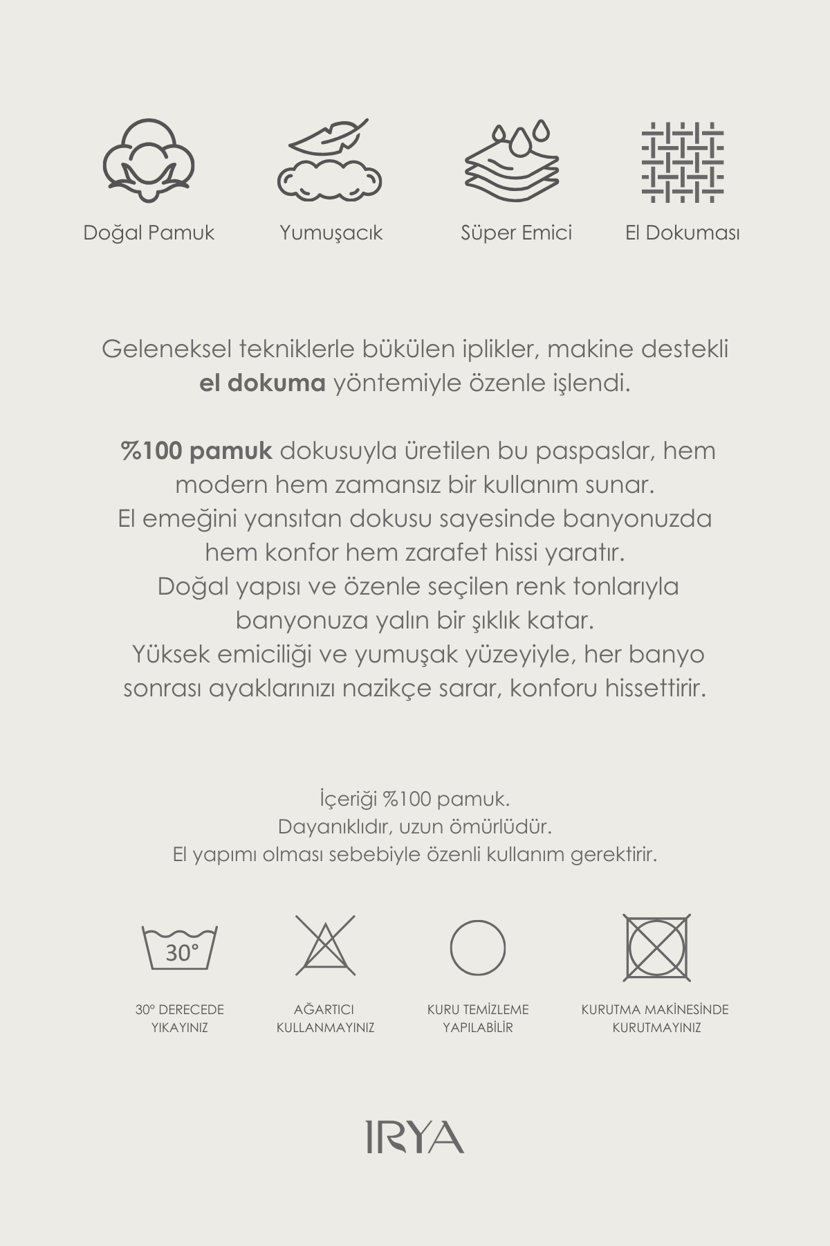 Maxi 2’li Takım Banyo Paspası %100 Pamuk 40x60 + 60x90 Yeşil