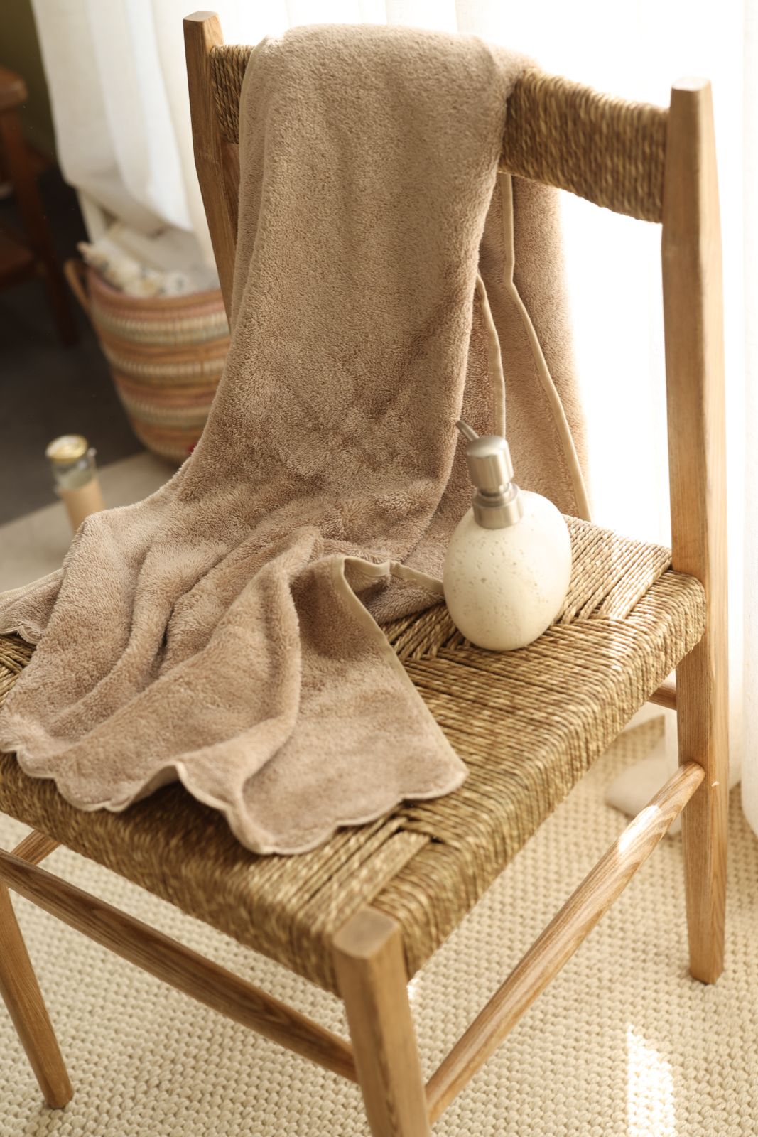 Lindy Bambu Banyo Havlusu 70x140 cm Bej