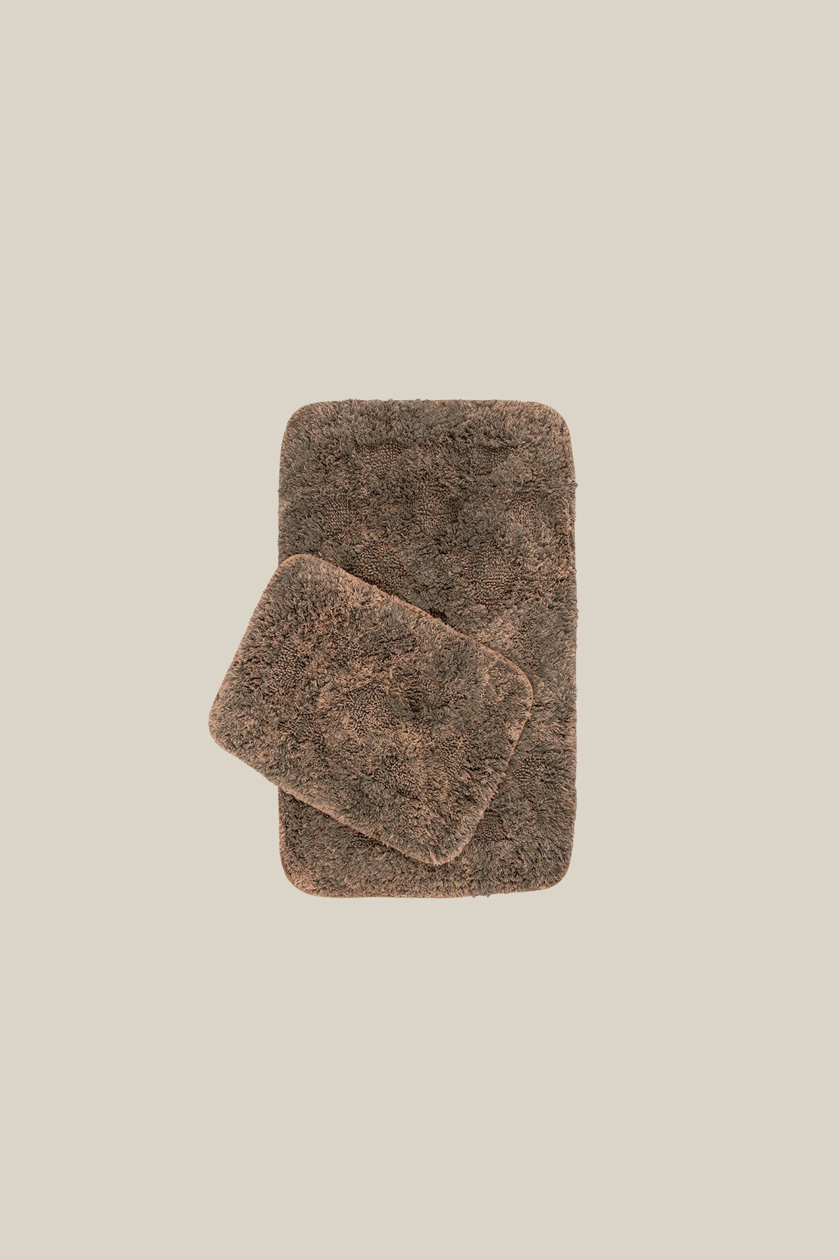 Burns Banyo Paspası 2'li Kahve Taşlama 40x60+60x90