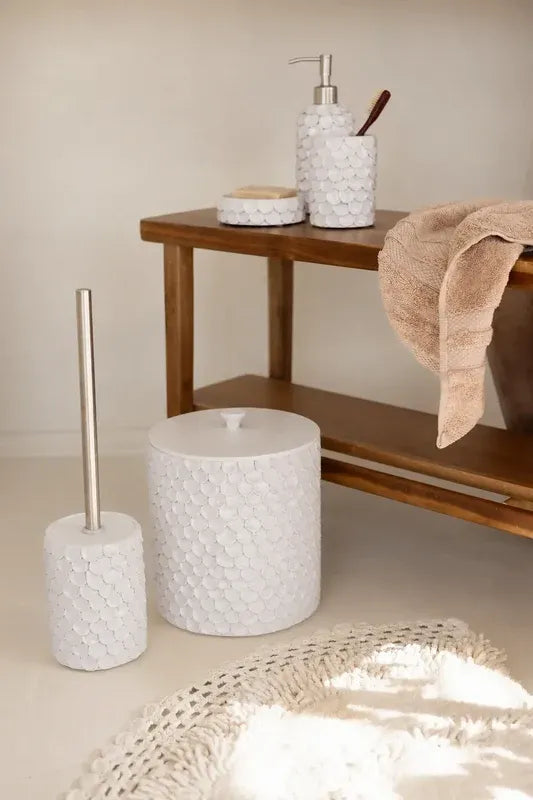 Lindy 5 Piece Bath Set Cream