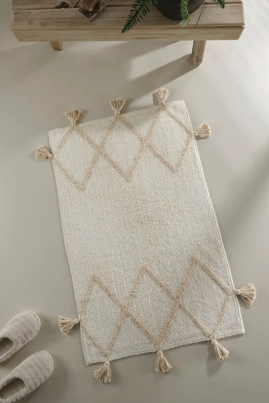 Agnes Bath Mat Cream 70x110 cm