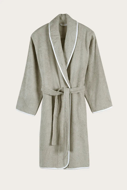 Allesi %100 Pamuk Bornoz Takımı Mint