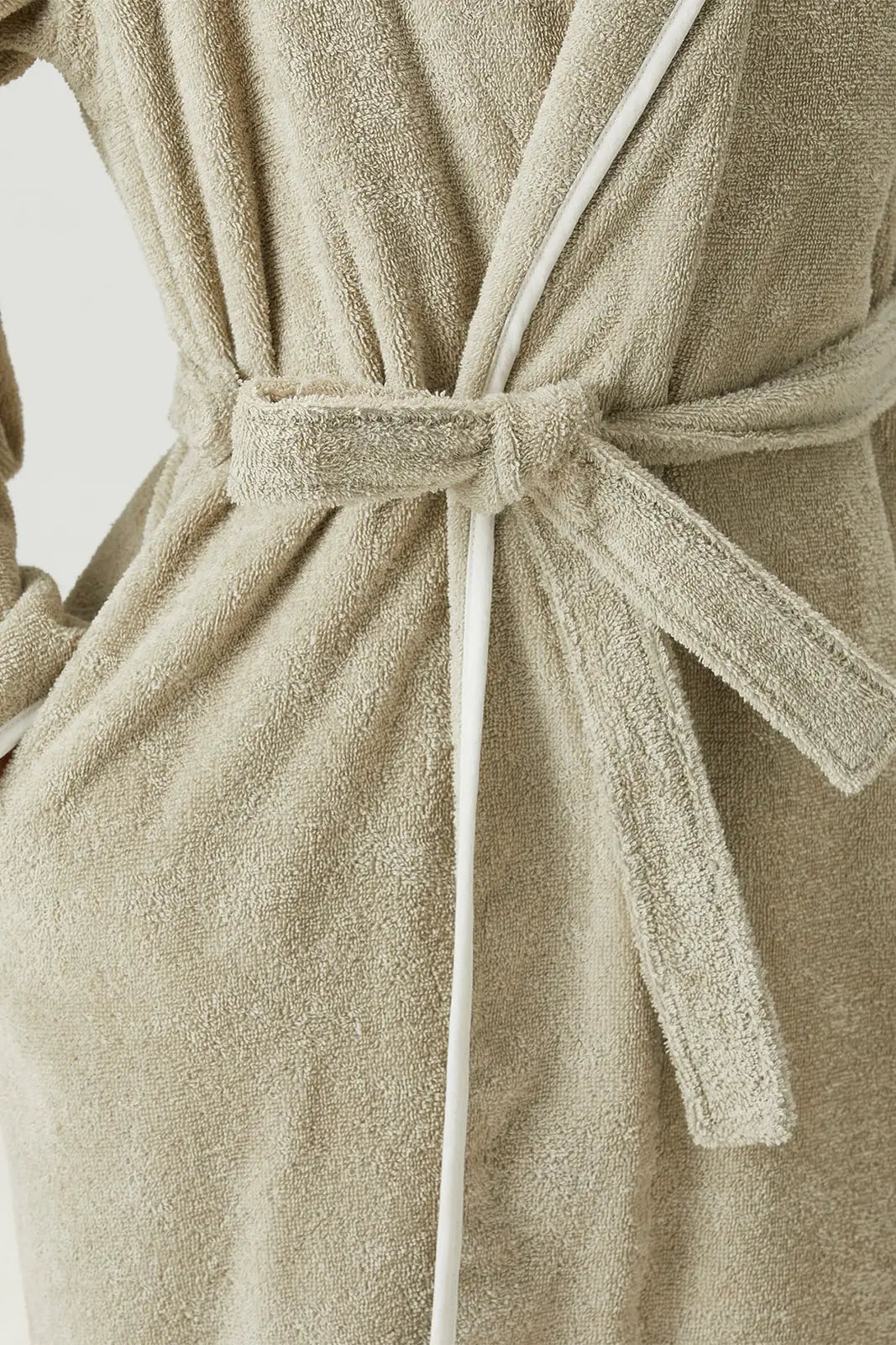 Allesi %100 Pamuk Erkek Bornoz Mint