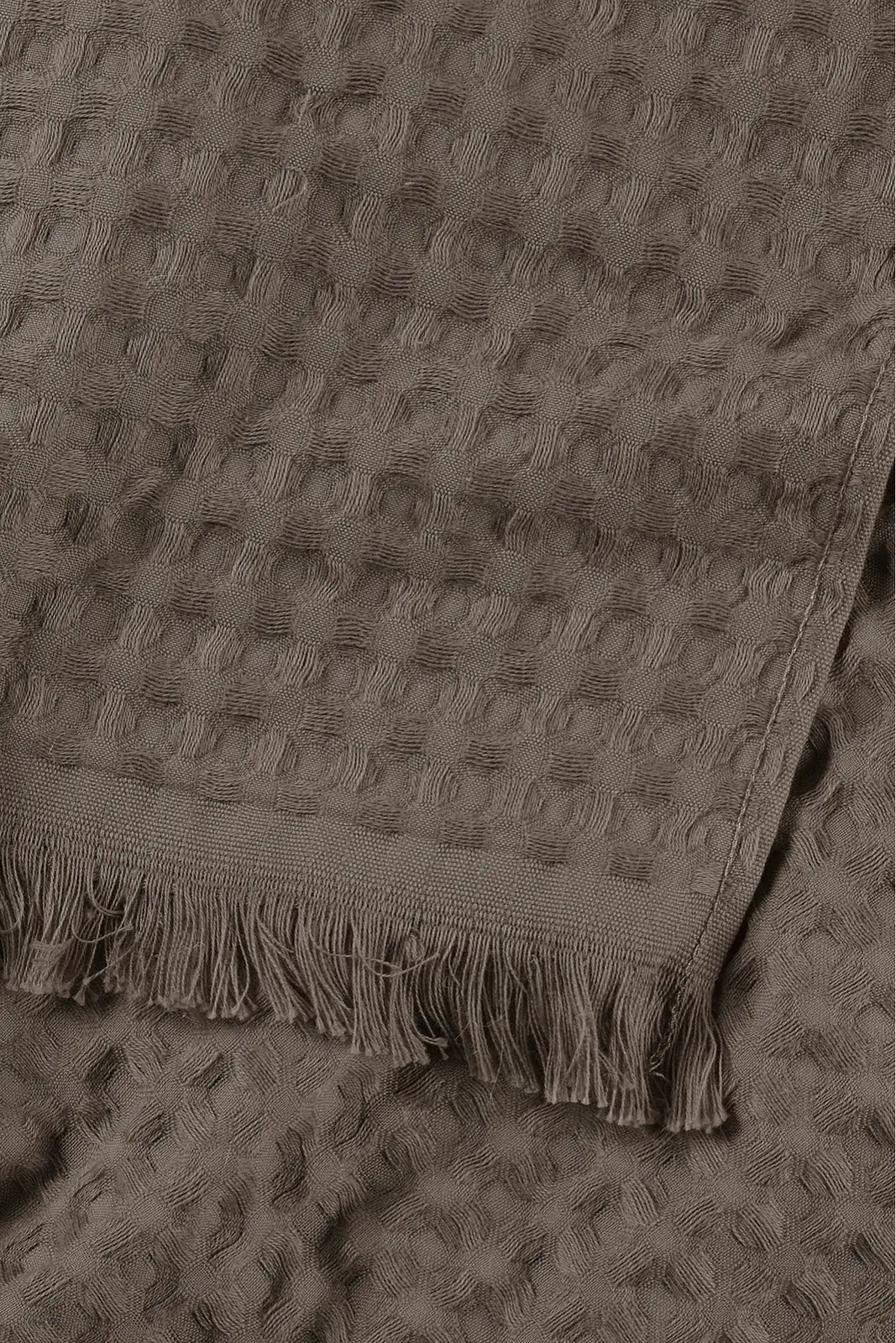 Aura Waffle Havlu Gri 50X100