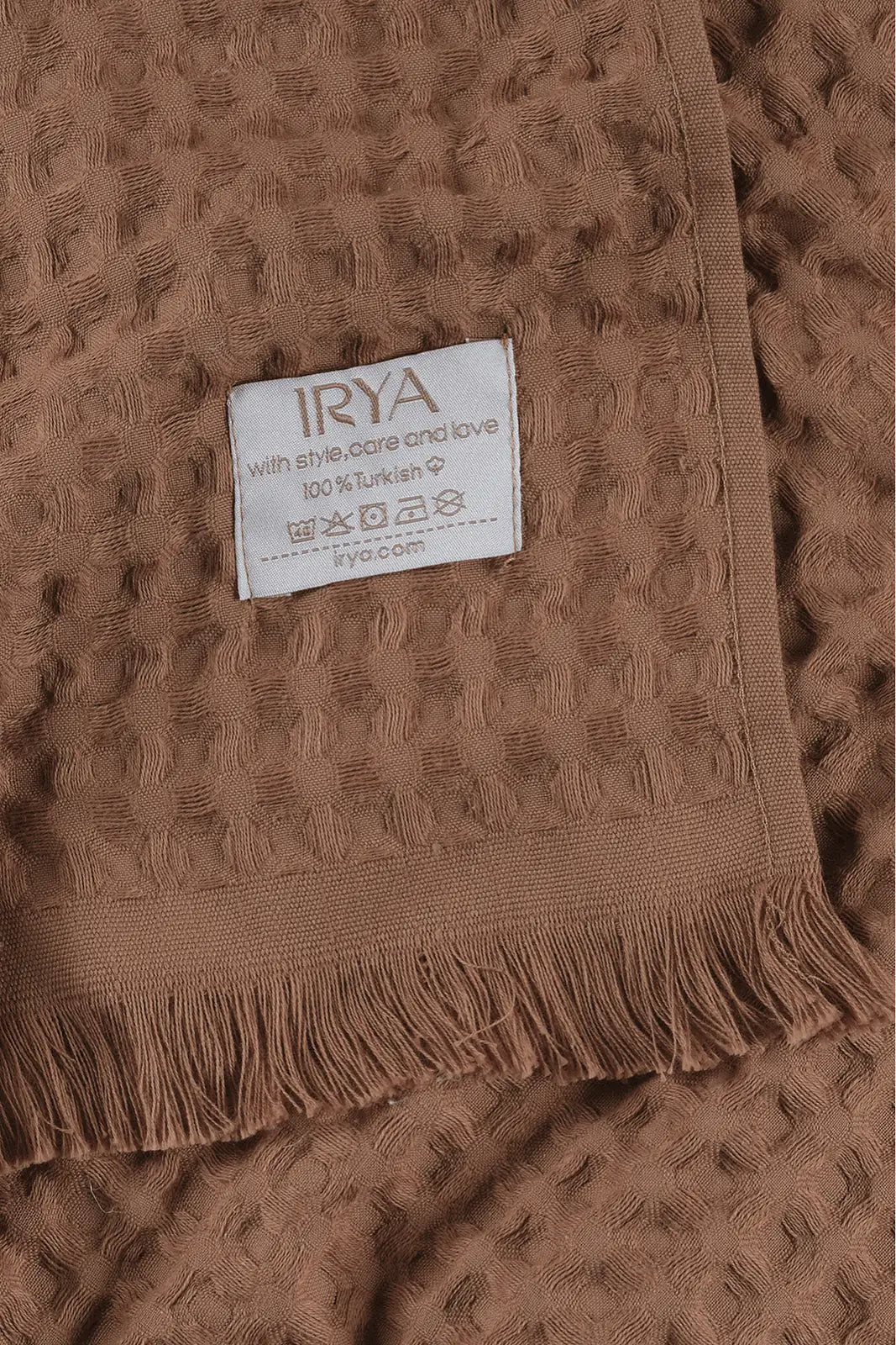 Aura Waffle Havlu Kahve 50X100