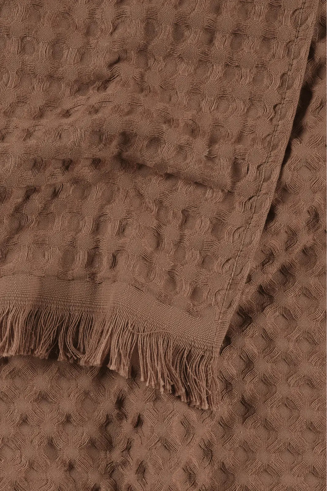 Aura Waffle Havlu Kahve 50X100