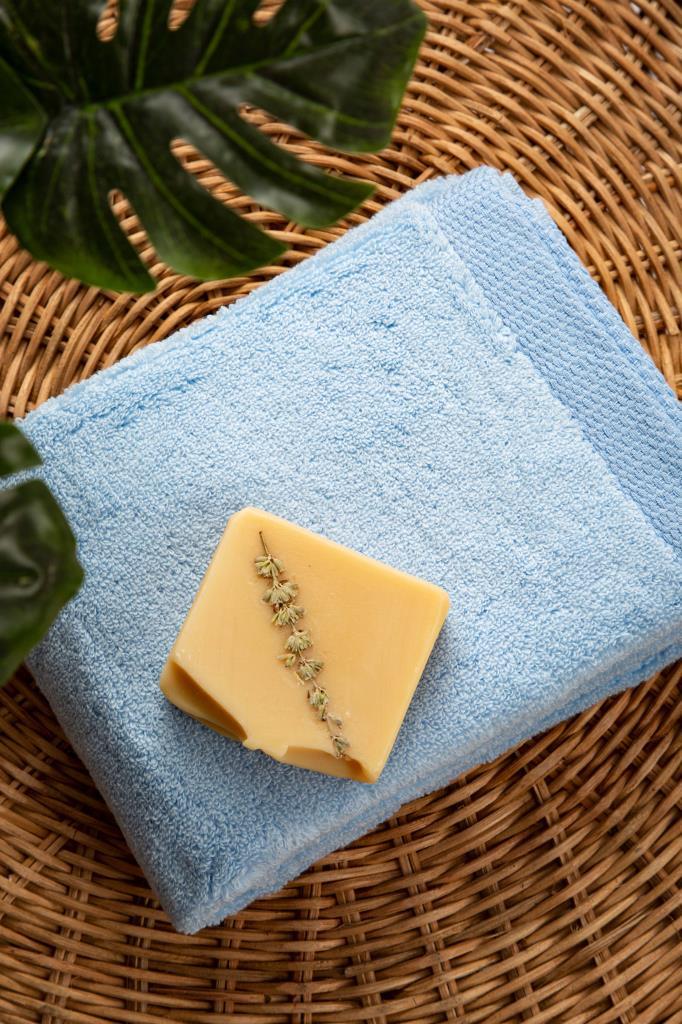 Comfort Face Towel 50x90 cm Blue