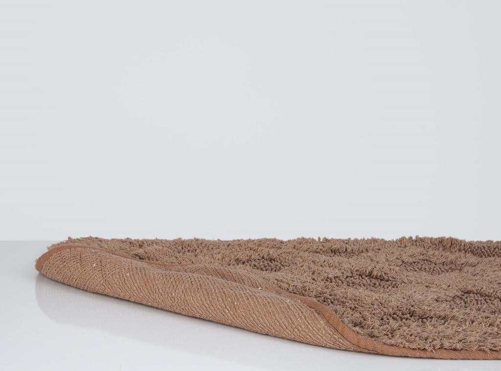 Burns Bath Mat 2-Piece Brown 40x60+60x90
