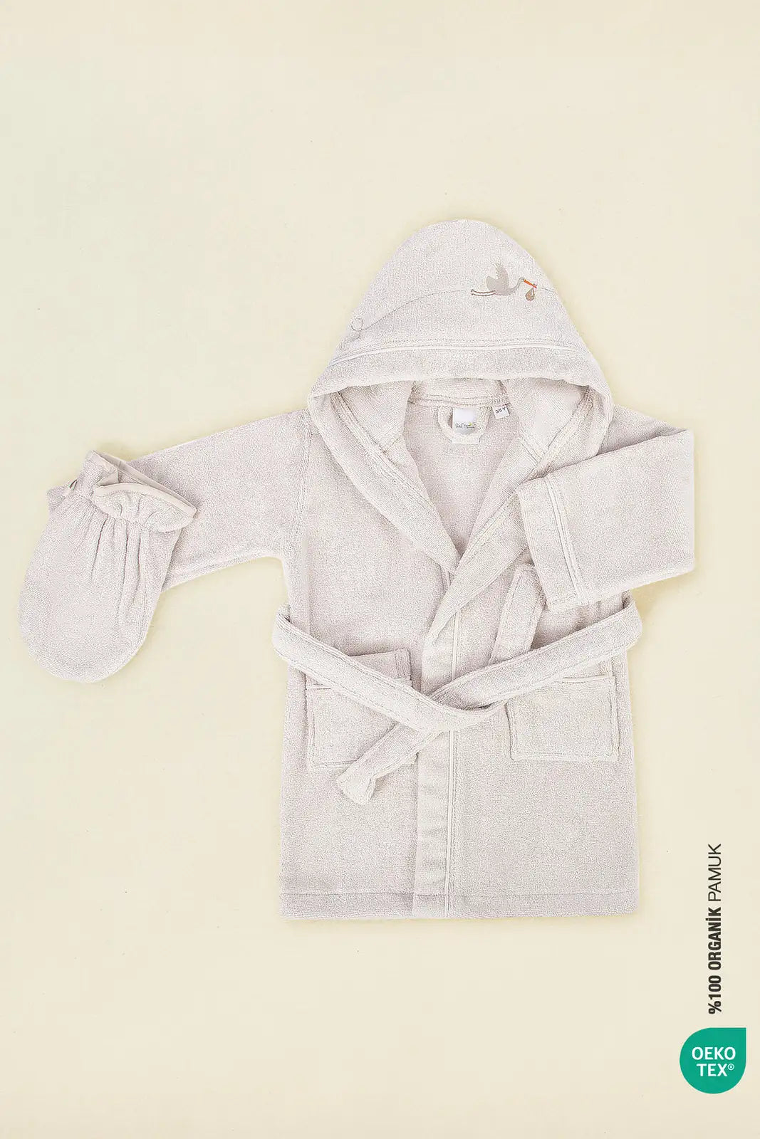 BebeMarin Child Bathrobe Beige