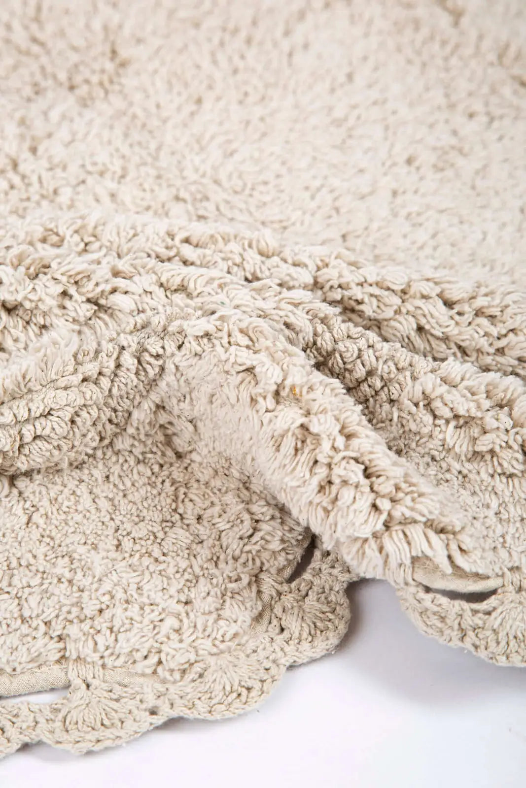 Dale 2 Piece Bath Mat Set 100% Cotton 40x60 + 60x90 Beige