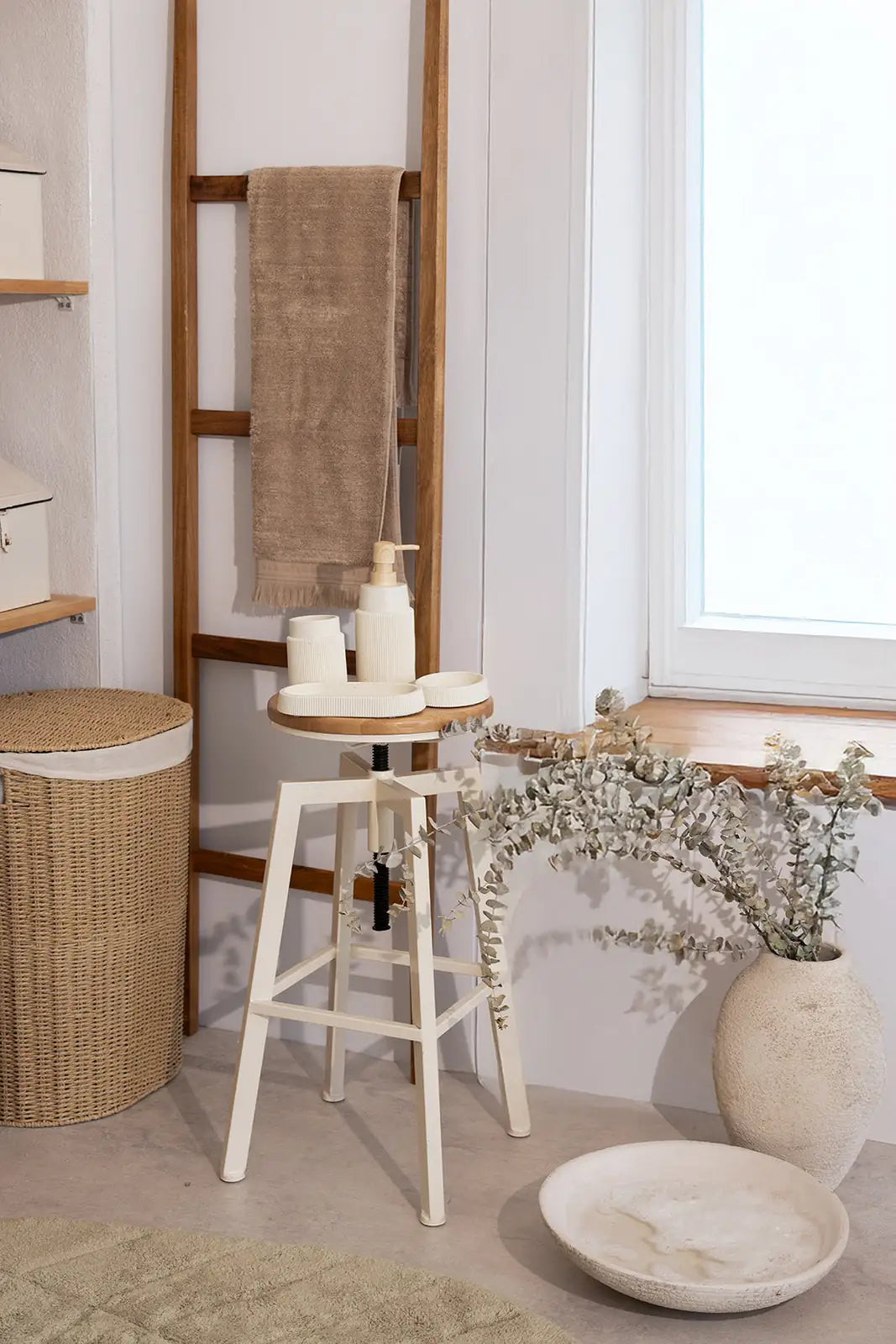 Earth 4-Piece Bathroom Set Beige
