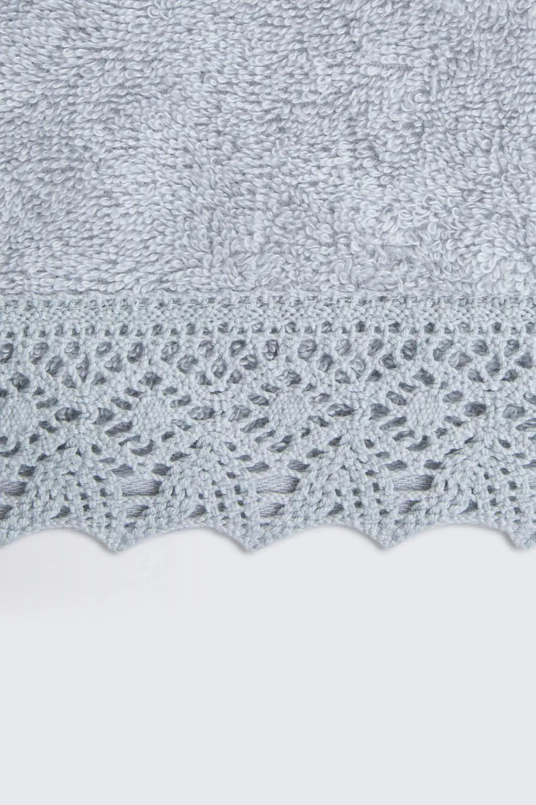 Lacy Banyo Havlusu 90x150 cm Gri