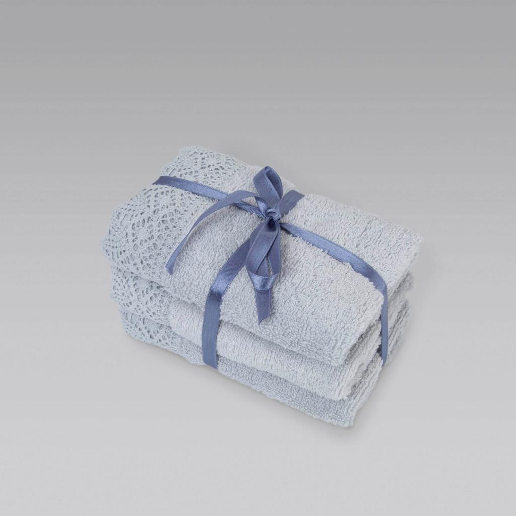 İrya Lacy Havlu Açık Gri 90x150