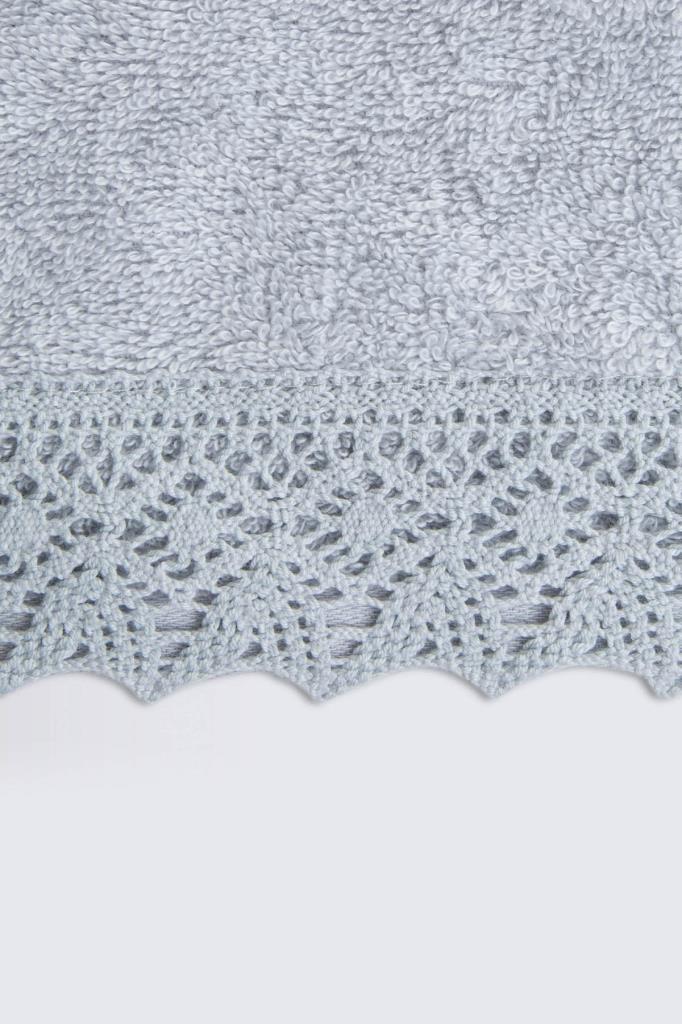 İrya Lacy Havlu Açık Gri 90x150