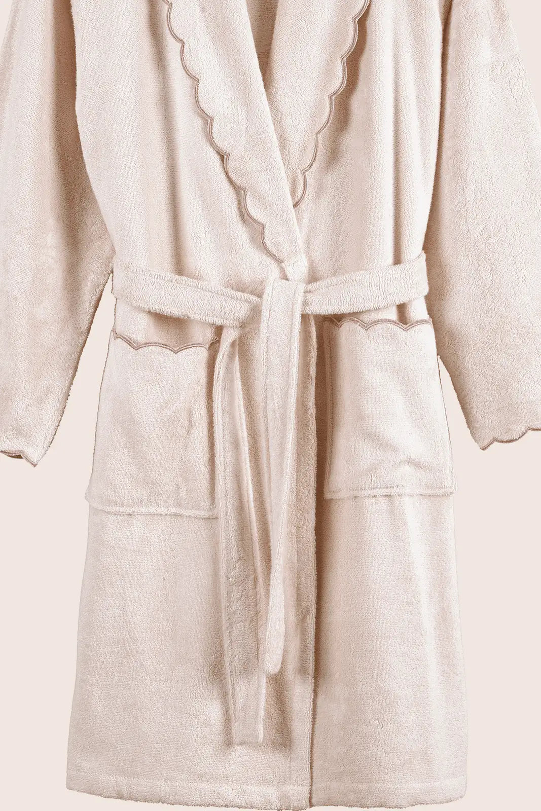 Lindy Bambu Kadın Bornoz Ekru