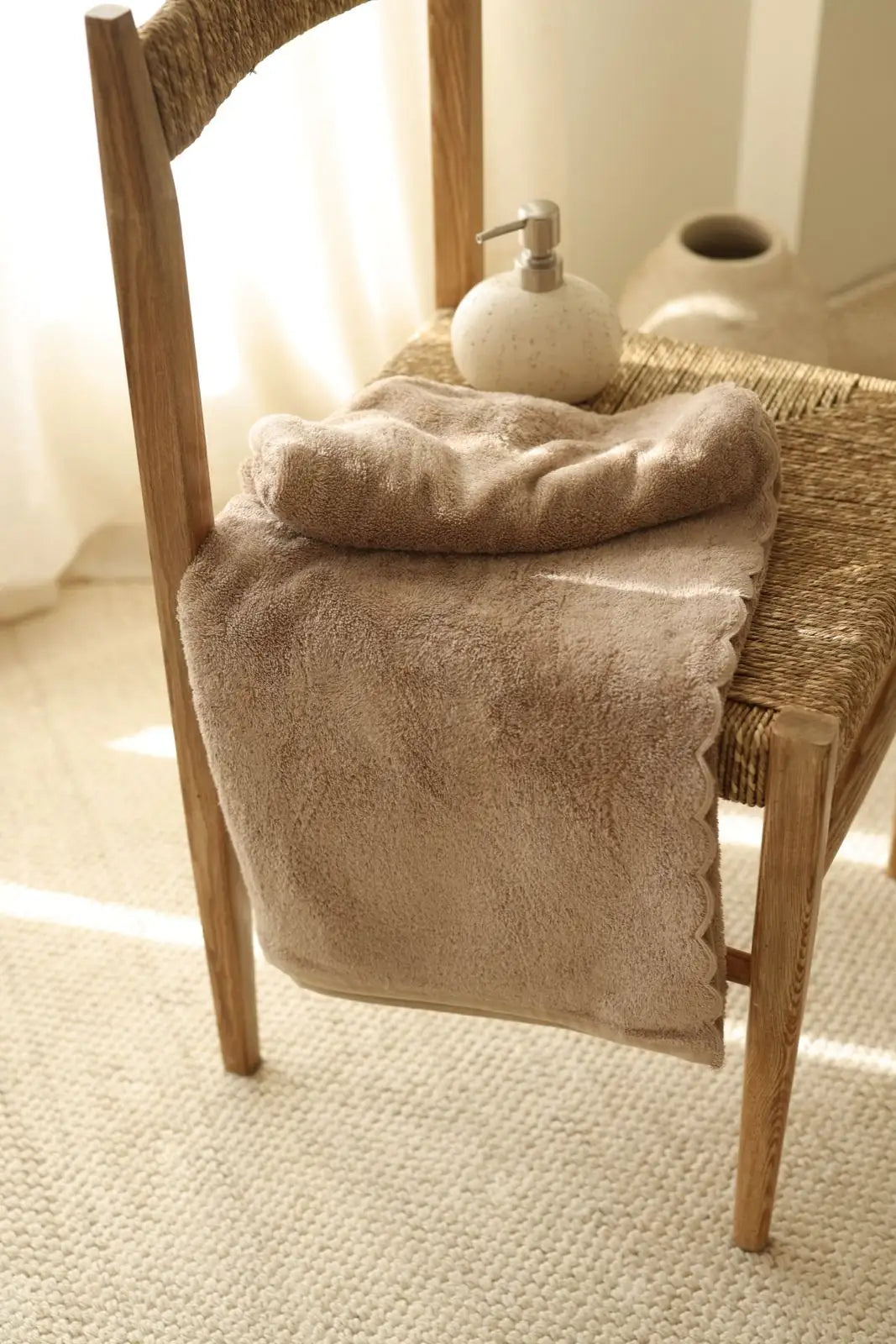 Lindy Bambu Banyo Havlusu 70x140 cm Bej