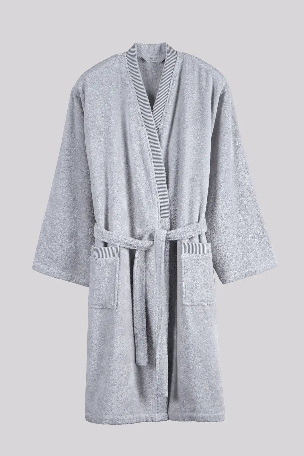 Marble %100 Pamuk Erkek Bornoz Gri