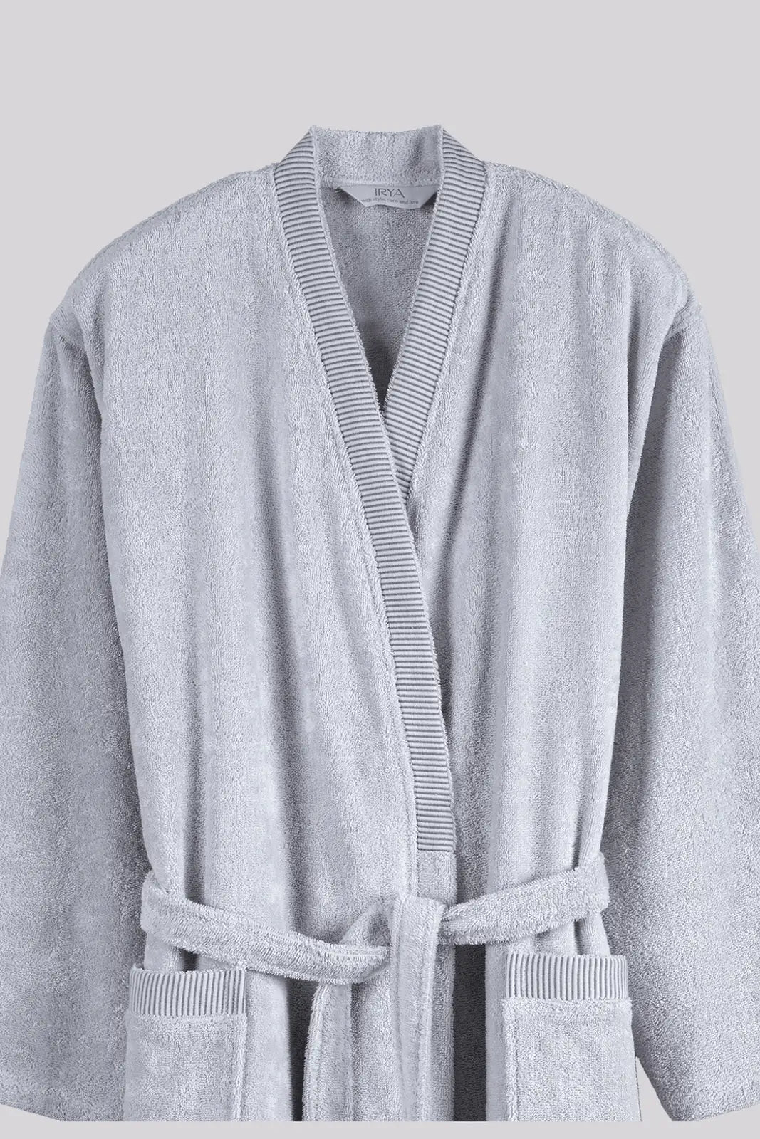 Marble %100 Pamuk Erkek Bornoz Gri