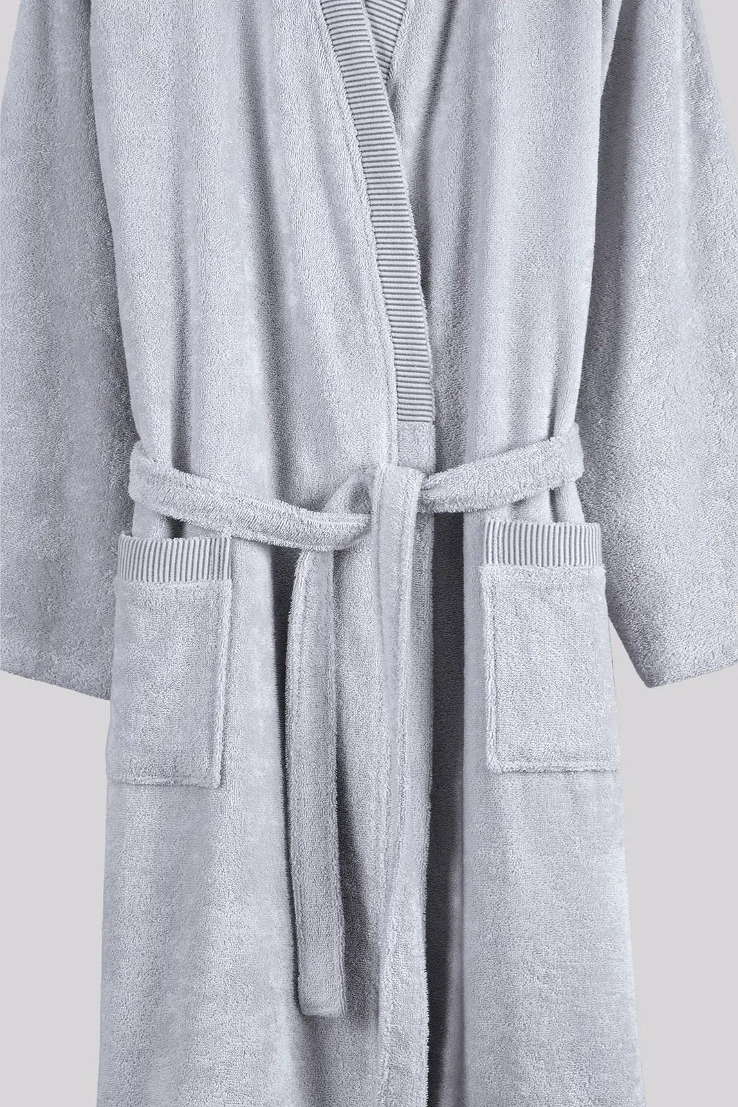 Marble %100 Pamuk Erkek Bornoz Gri