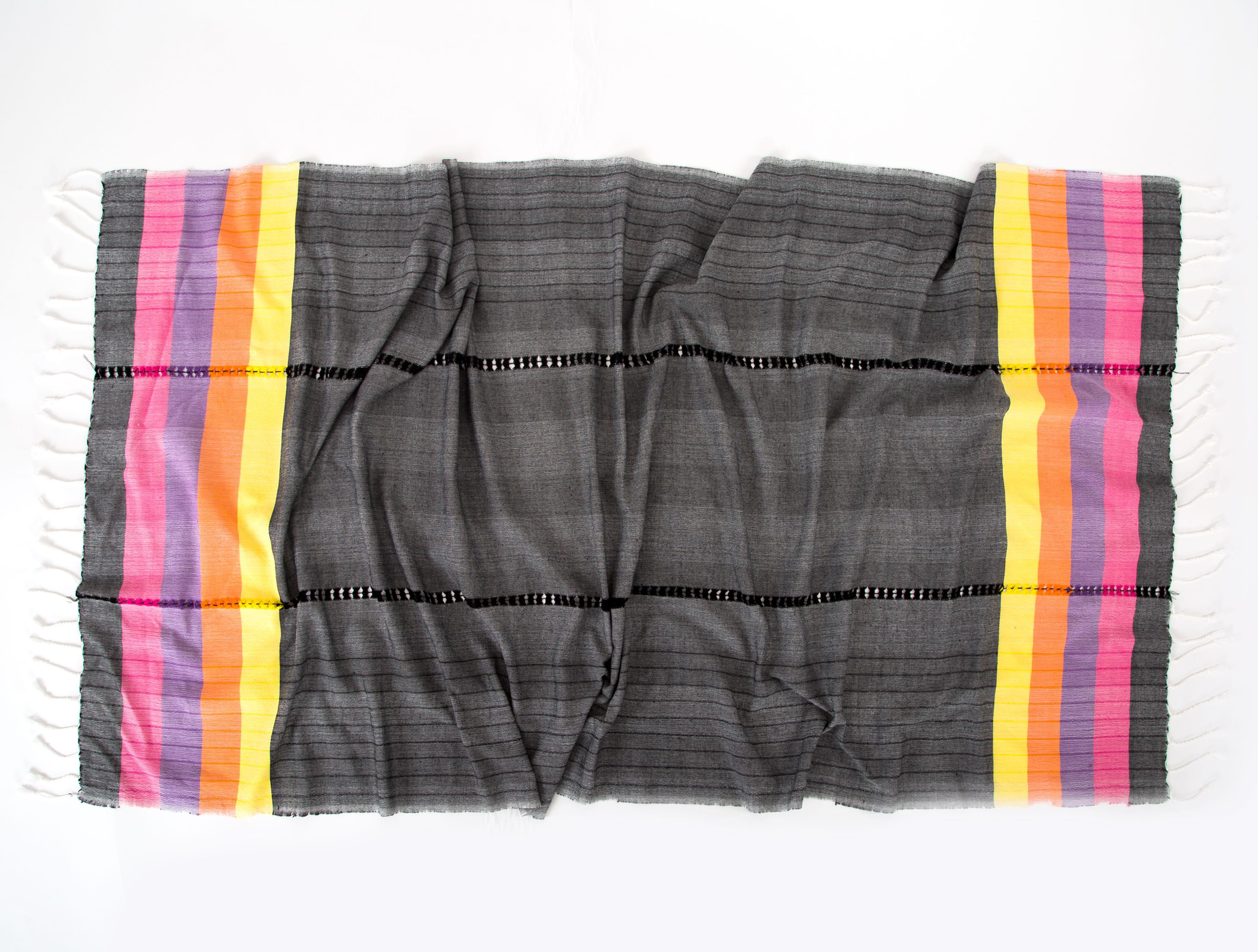 New Meltem Peshtemal Black 90x170