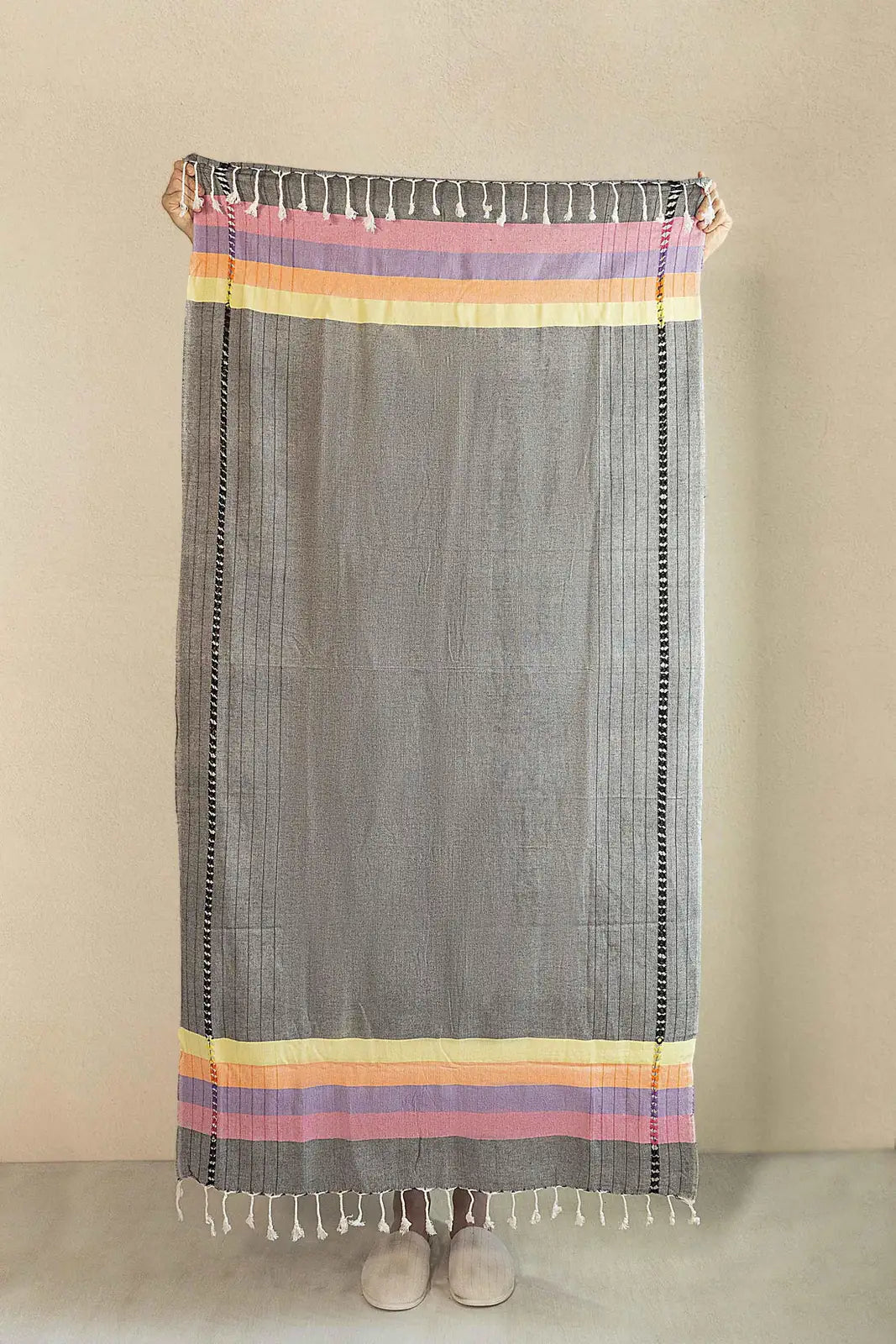 New Meltem Peshtemal Black 90x170