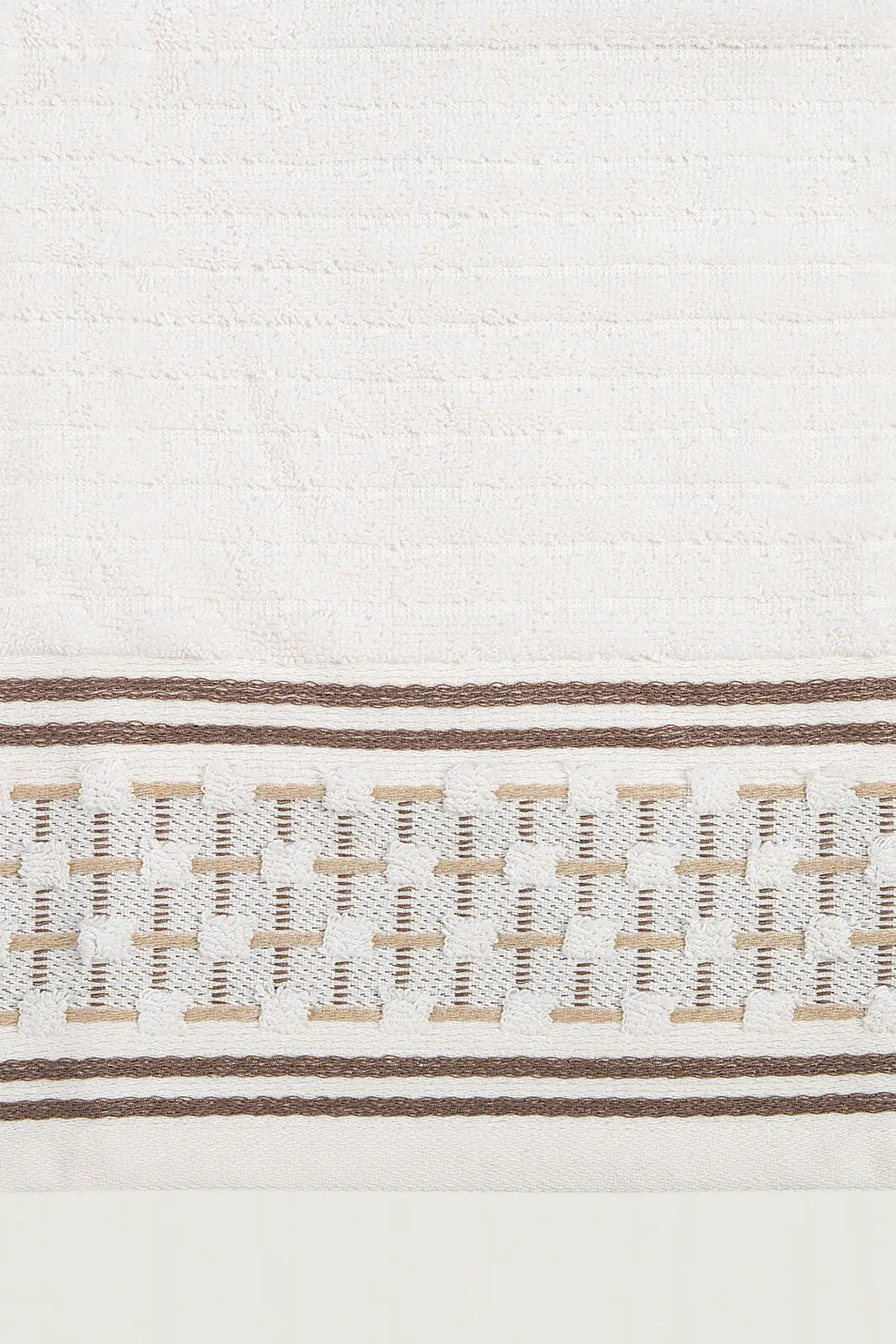 Olwen Yüz Havlusu 50x90 cm Ekru