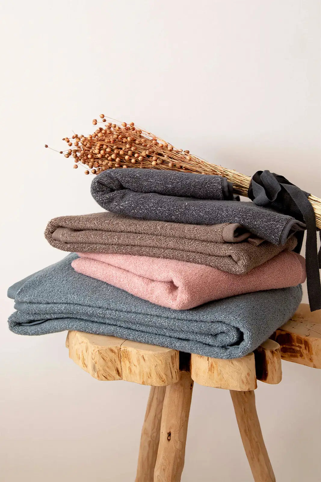 Owen 3'lü Banyo Havlu Seti Kahverengi