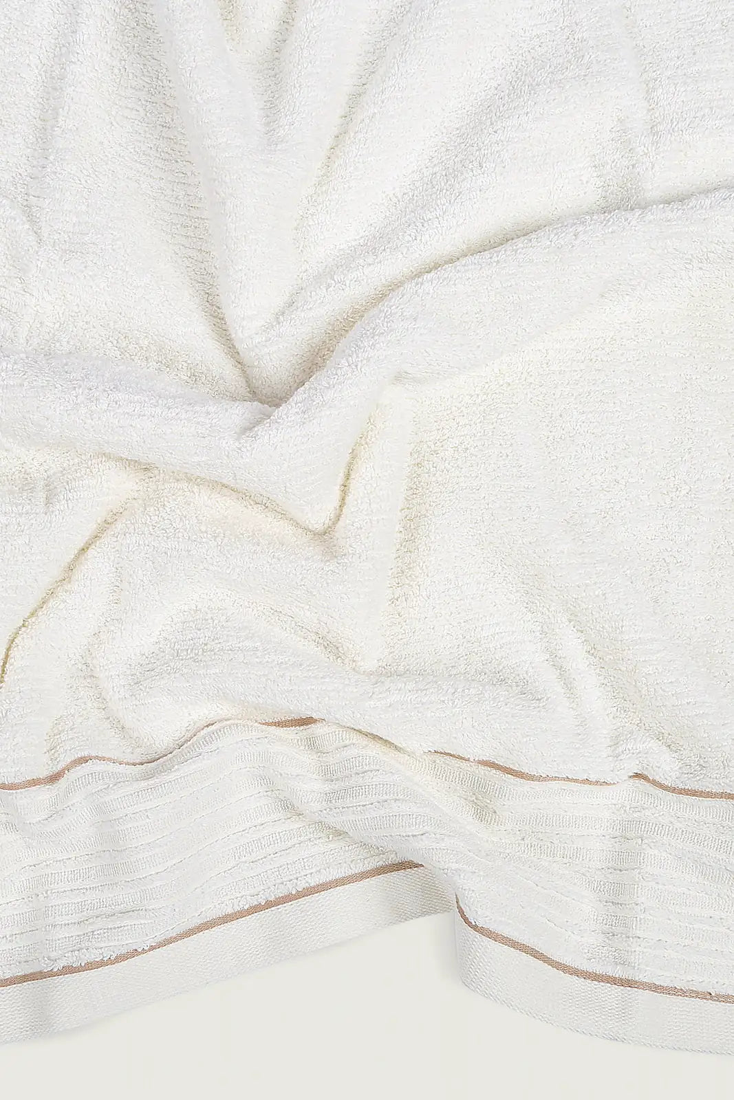 Roya Banyo Havlusu 90x150 cm Ekru