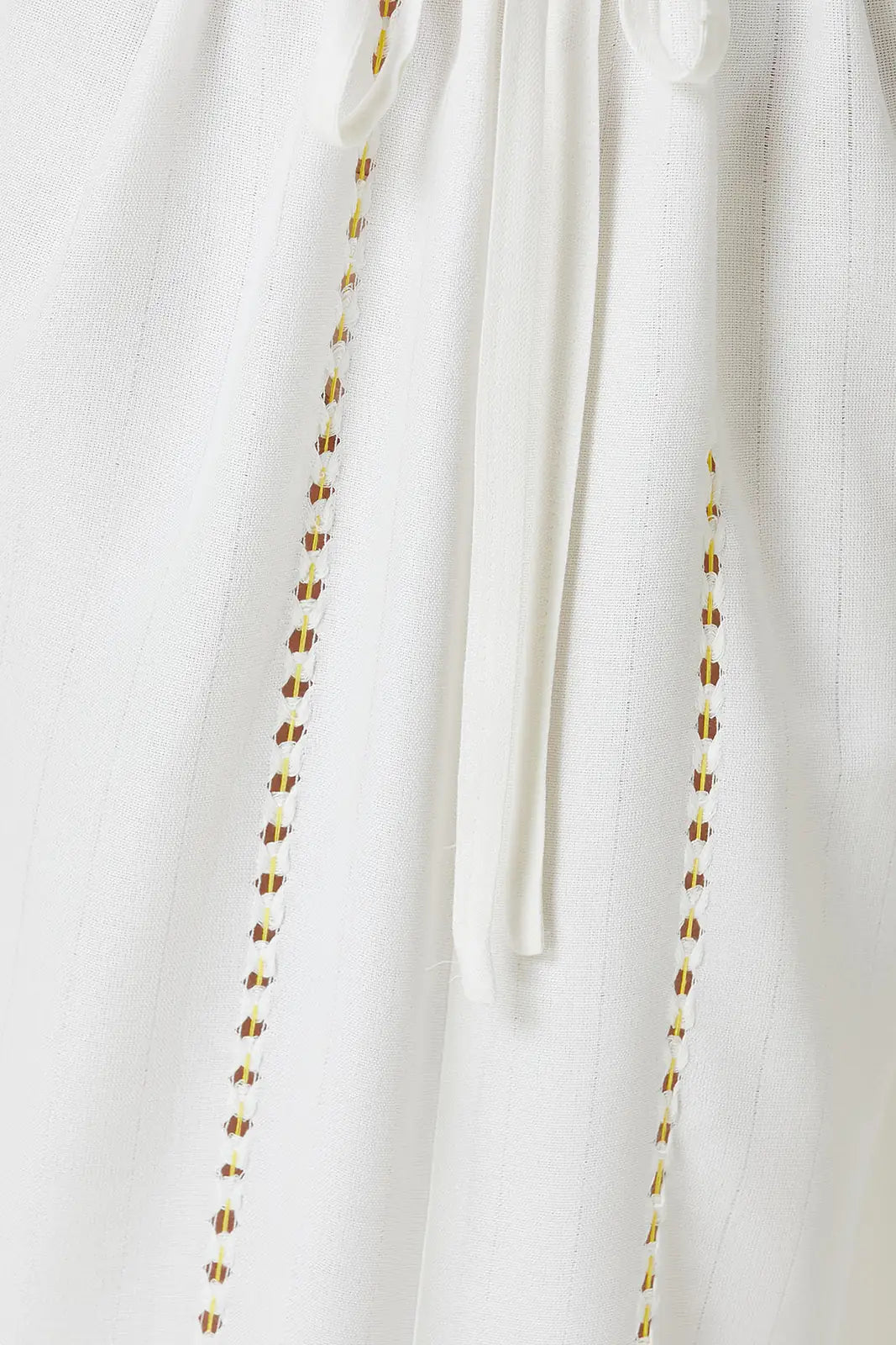 Serene Uzun Plaj Elbisesi - Sarı Örgü Ajur