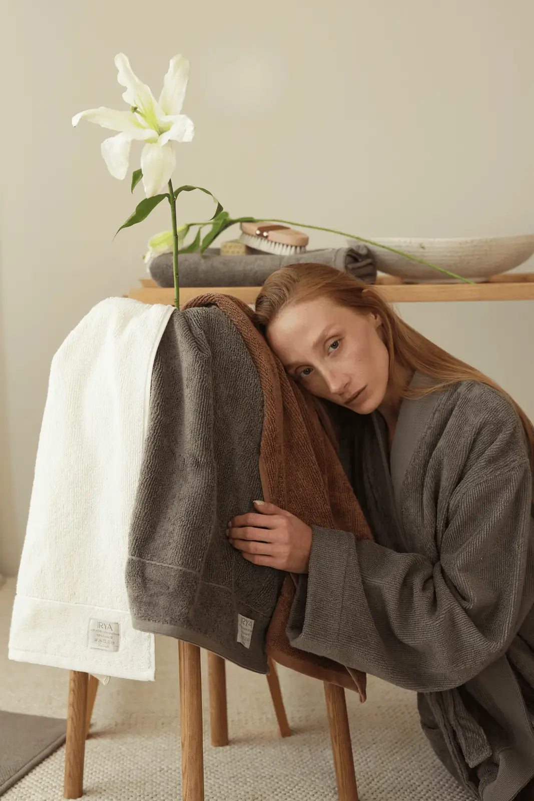 Solena Havlu 70x140cm Ekru