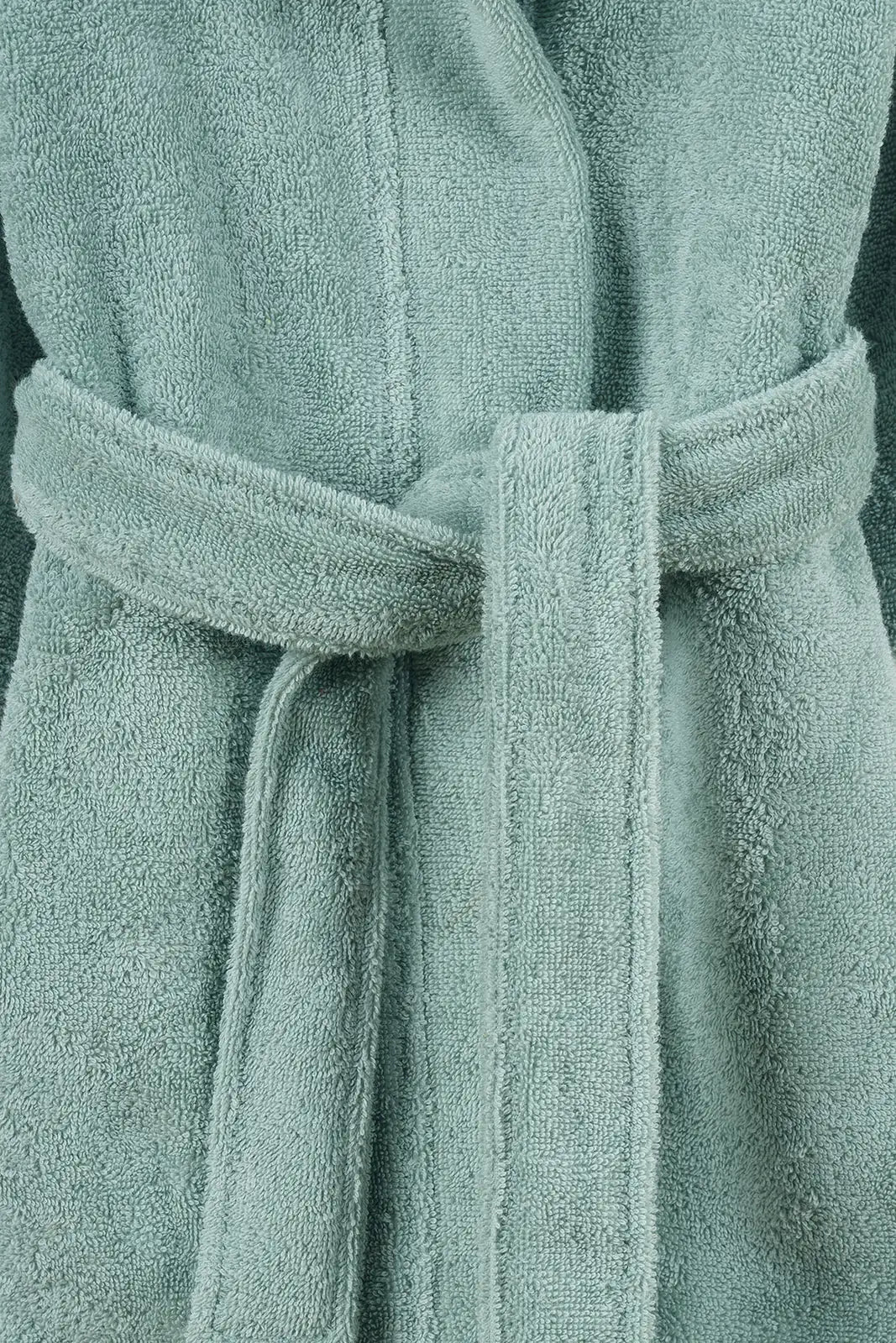 Tiny Bear Organic Cotton Kids Bathrobe Mint