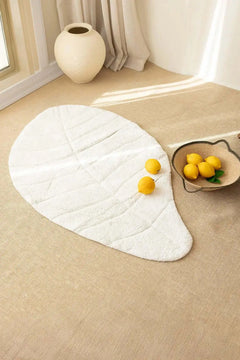 Tropic Single Bath Mat 100% Cotton 70x110 cm Ecru