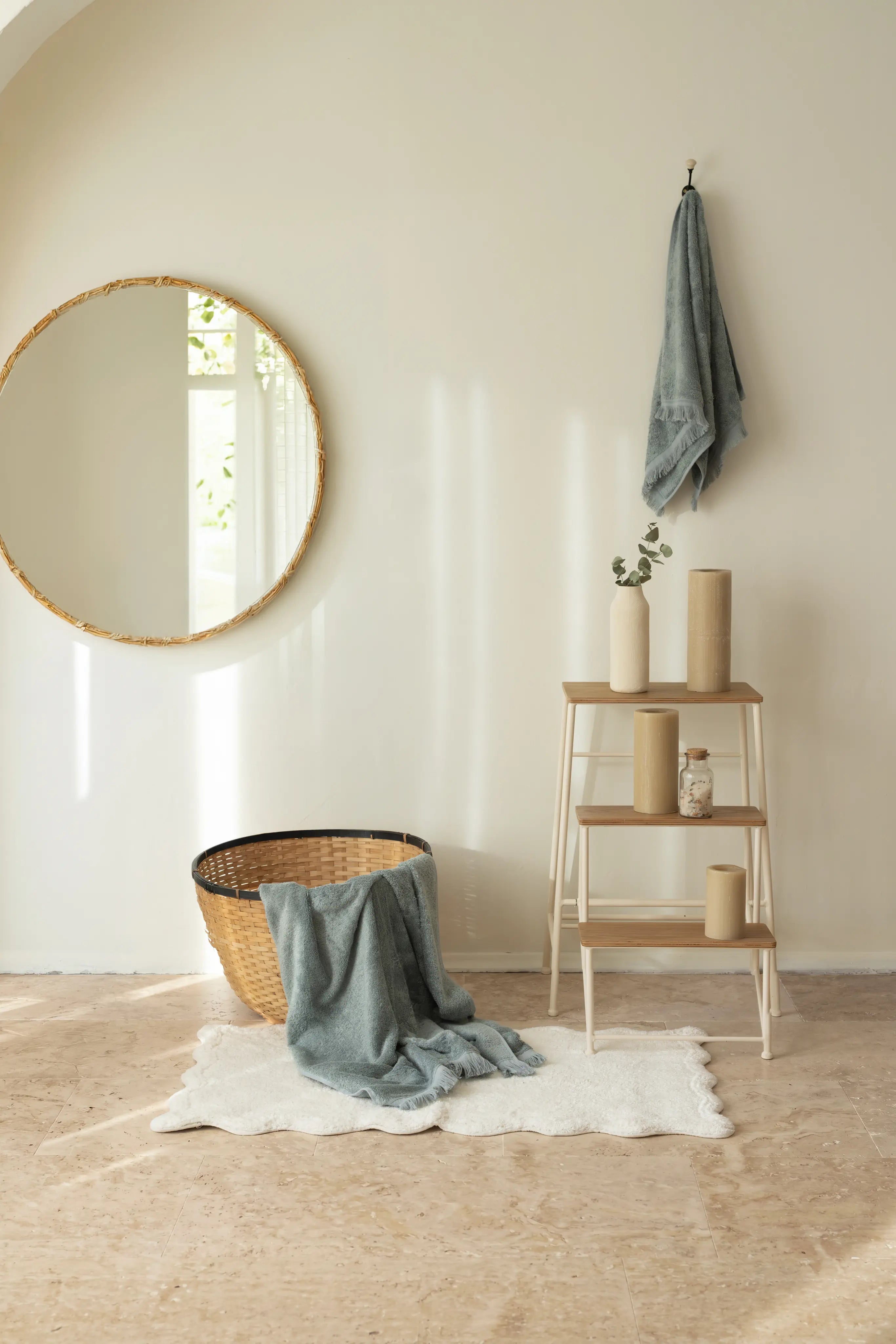 Belina Bamboo Towel 50x90 cm Blue Large