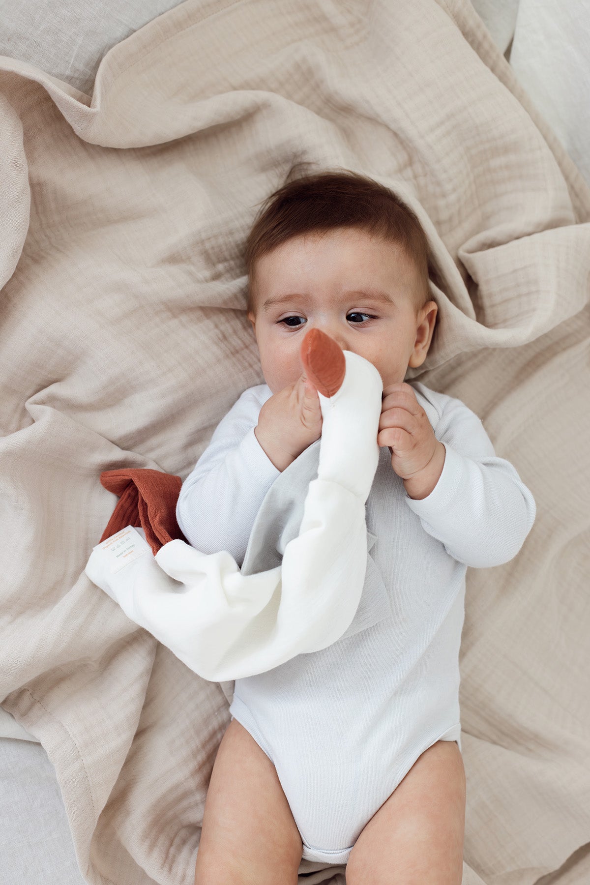 Birdie Organic Cotton 2-Ply Muslin Sleeping Companion