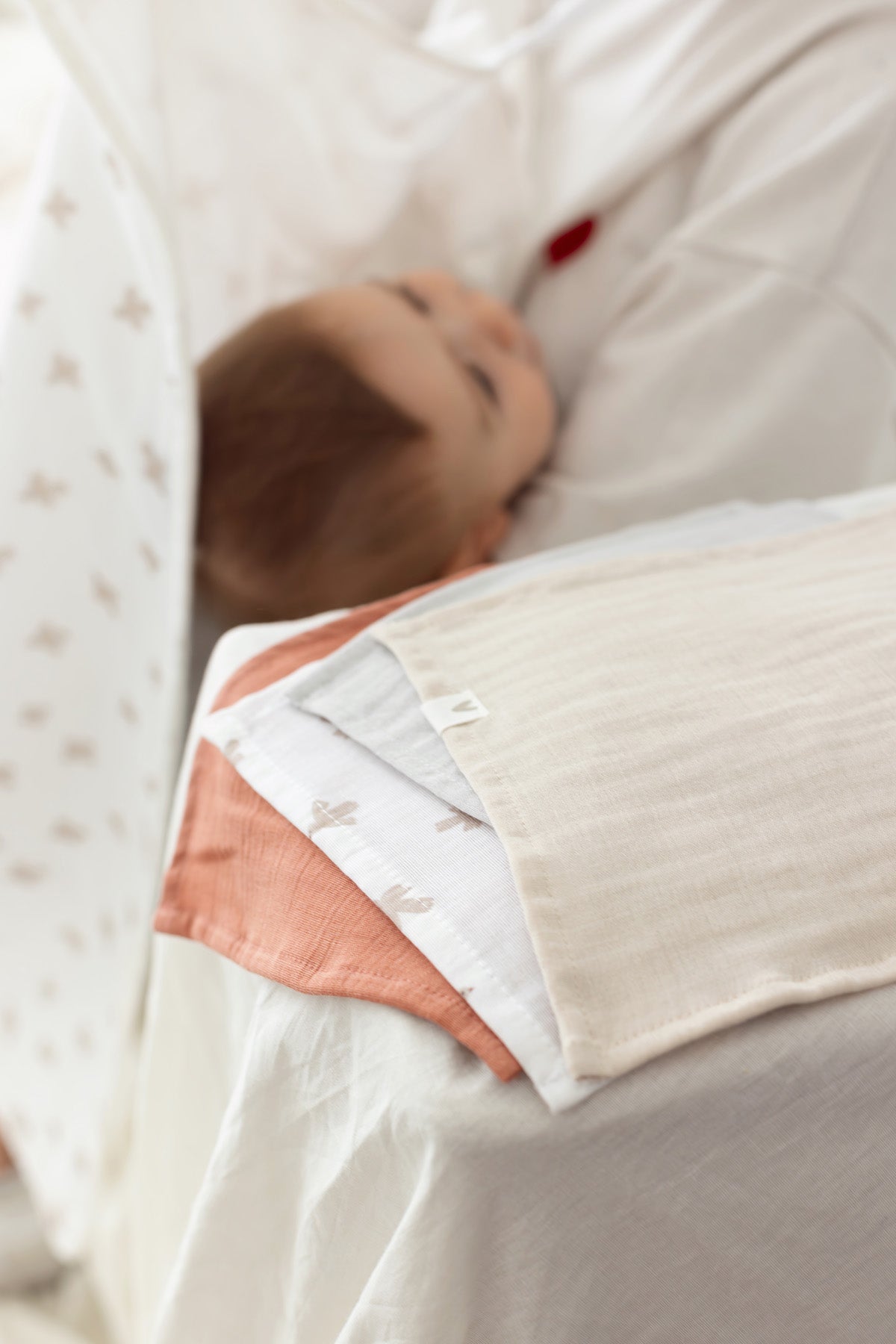 Colors of Joy 4'lü Organik Pamuk İki Katlı Müslin Ağız Bezi – İRYA