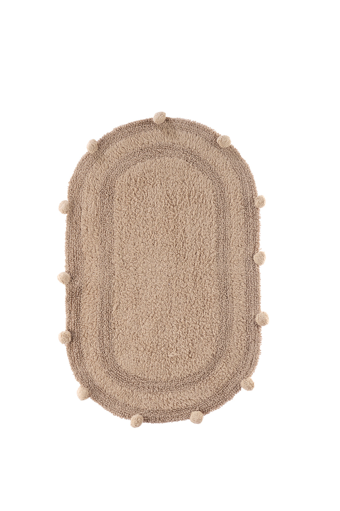 Lampetie | Eris Tekli Banyo Paspası 50x80 Kahverengi