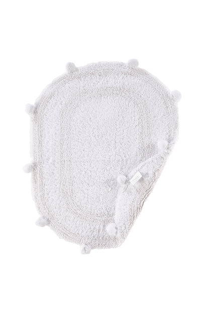 Lampetie | Eris Tekli Banyo Paspası  45x60 Beyaz