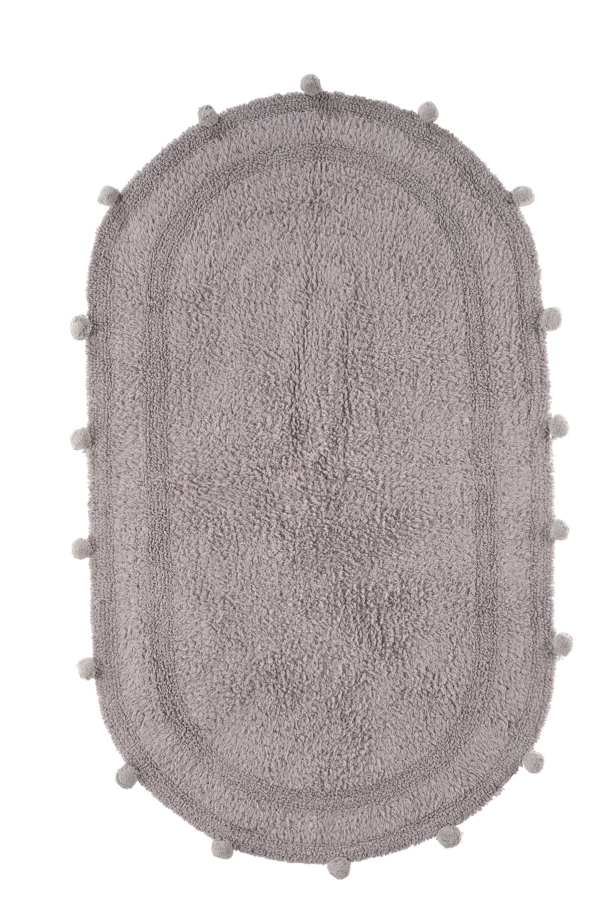 Lampetie | Eris Tekli Banyo Paspası 70x120 Gri