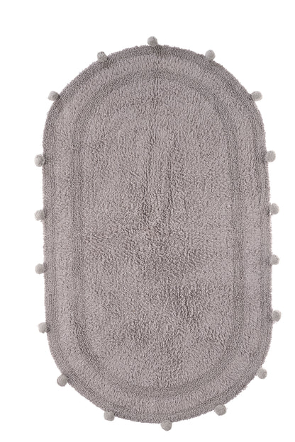 Lampetie | Eris Tekli Banyo Paspası 70x120 Gri