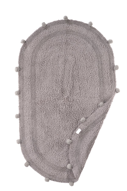 Lampetie | Eris Tekli Banyo Paspası 70x120 Gri