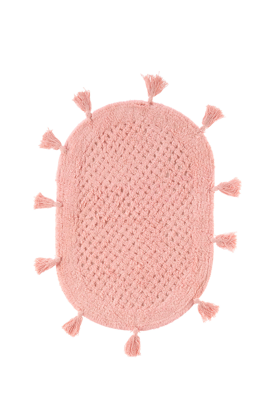 Lampetie | Elora Tekli Banyo Paspası  40x60 Pembe