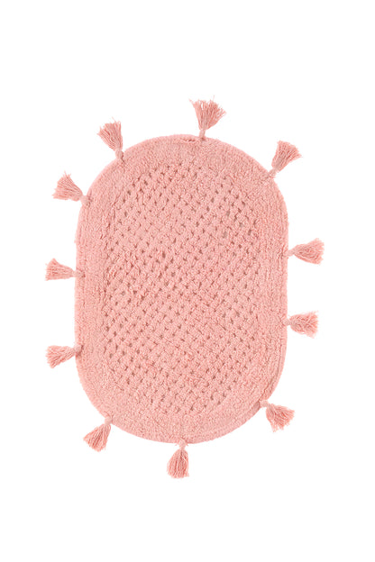 Lampetie | Elora Tekli Banyo Paspası  40x60 Pembe